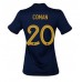Frankrike Kingsley Coman #20 Hjemmedrakt Dame VM 2022 Korte ermer
